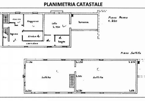 Planimetria catastale - Pratiche notarili - Studio legale romiti gallino a Torino